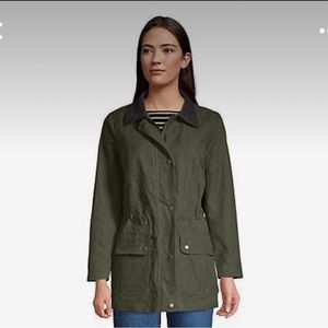 Women's Waxed Cotton Barn Jacket lands end